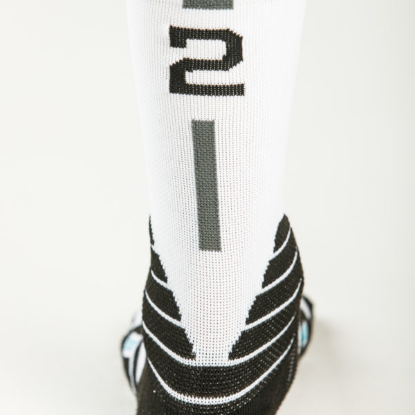Носок с номером "2" - ComBasket ID Socks 2.0 White