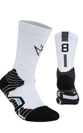 Носок с номером «8» — ComBasket ID Socks 2.0 White