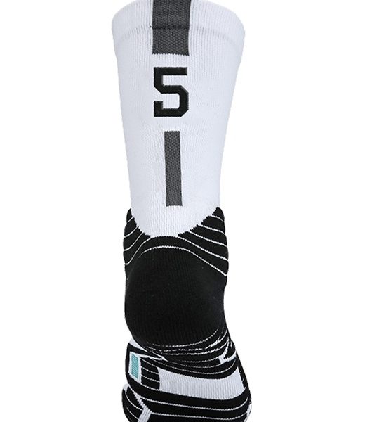 Носок с номером "5" - ComBasket ID Socks 2.0 White