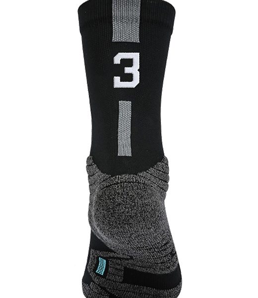 Носок с номером "3" - ComBasket ID Socks 2.0 Black