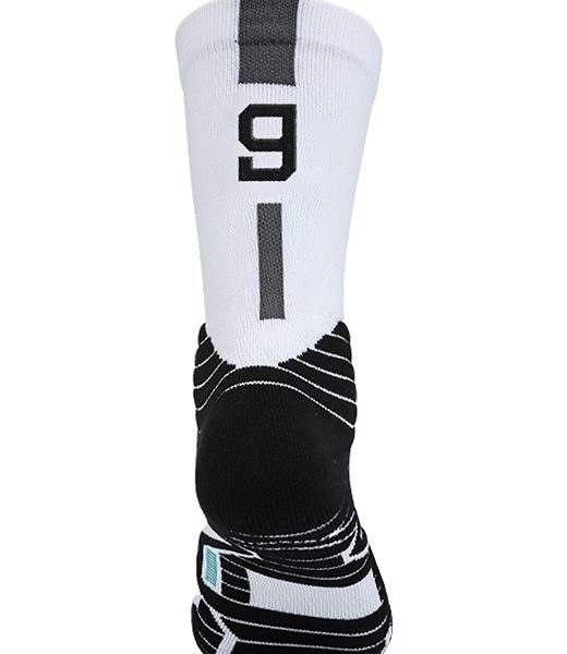 Носок с номером "9" - ComBasket ID Socks 2.0 White
