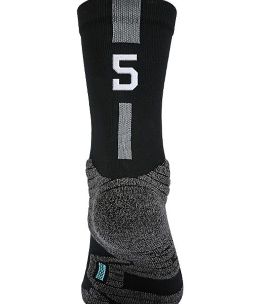 Носок с номером "5" - ComBasket ID Socks 2.0 Black