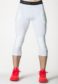 Компрессионные штаны 3/4 с защитой EXO 1.0 White