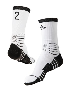 Носок с номером "2" - ComBasket ID Socks 3.0 White