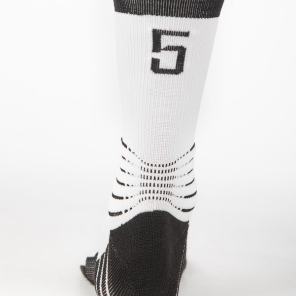 Носок с номером "5" - ComBasket ID Socks 3.0 White