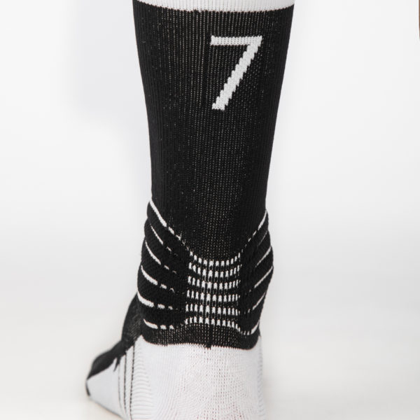 Носок с номером "6" - ComBasket ID Socks 3.0 Black